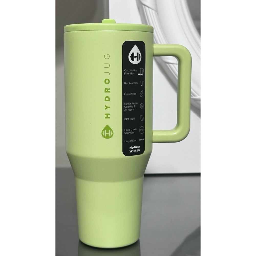 HydroJug 40oz‎ Traveler, HONEYDEW- RETIRED COLOR